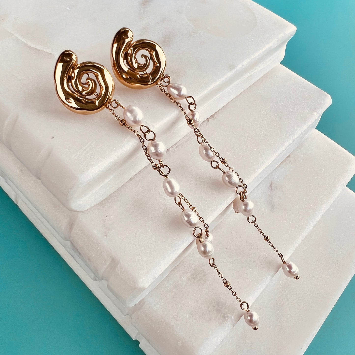 Freshwater Pearl Tassel Earrings