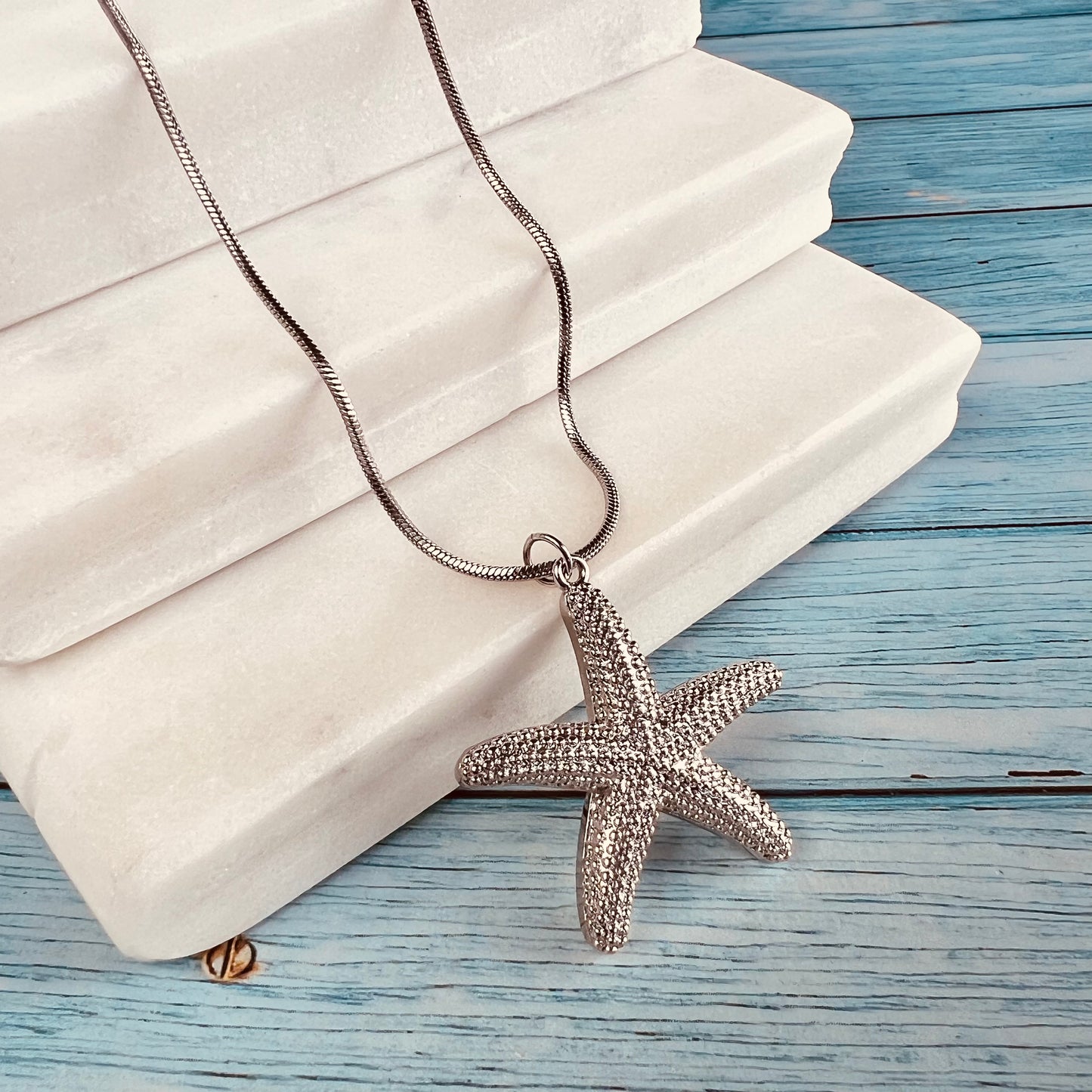 Silver Star Necklace