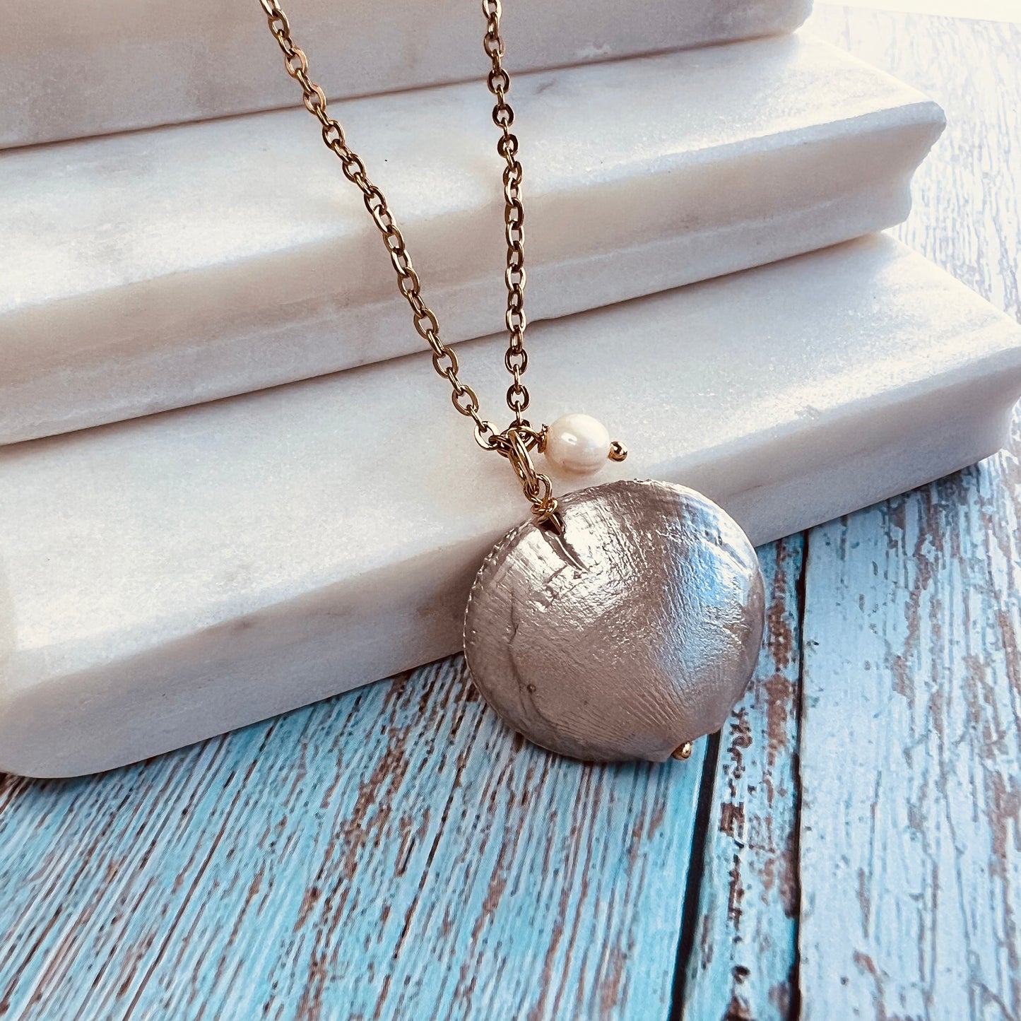 Silver Shell Necklace