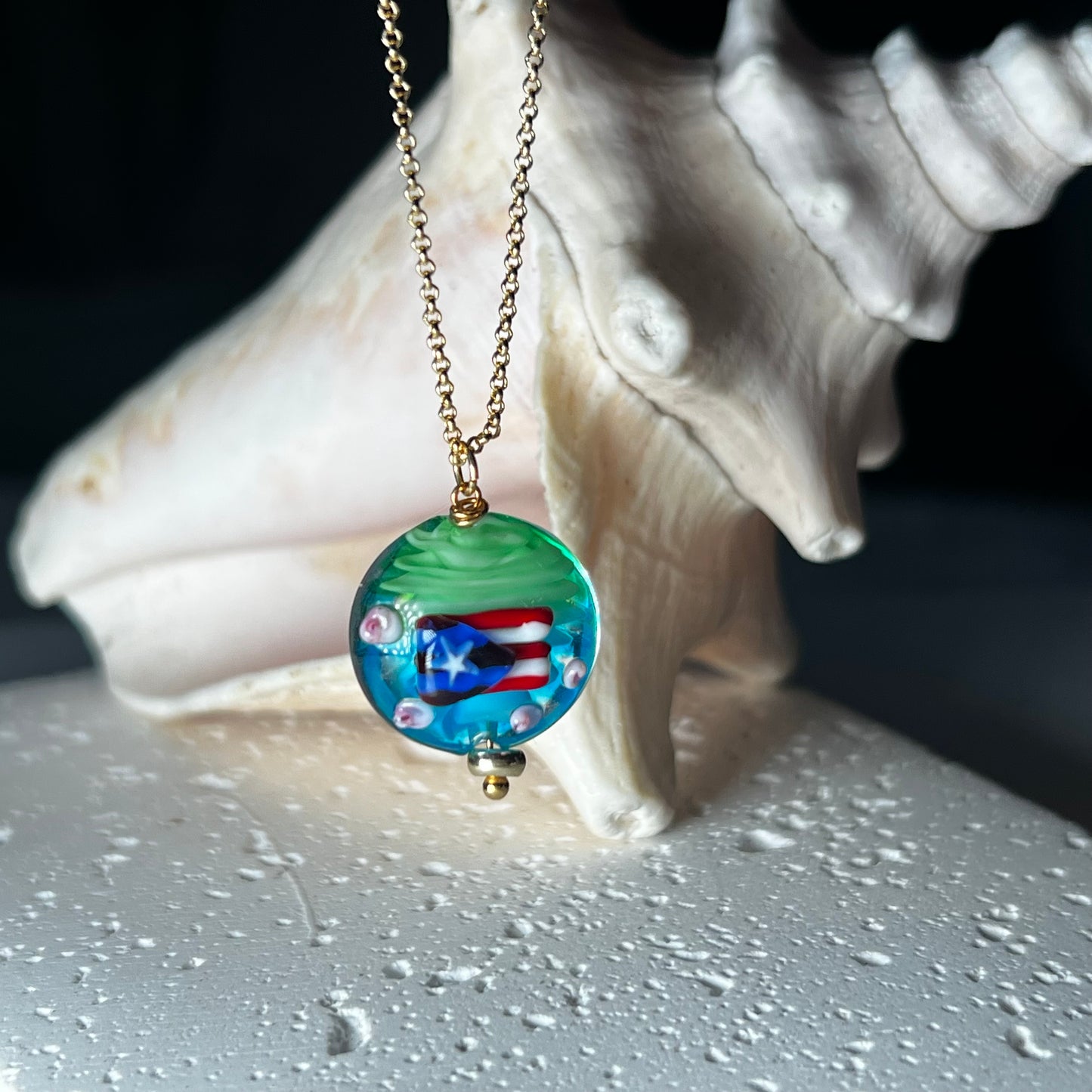Lampwork necklace