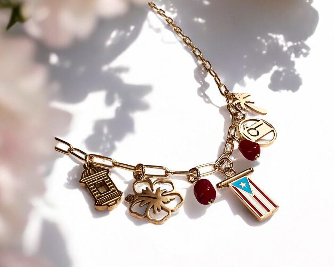 Mi Puerto Rico Charm Necklace