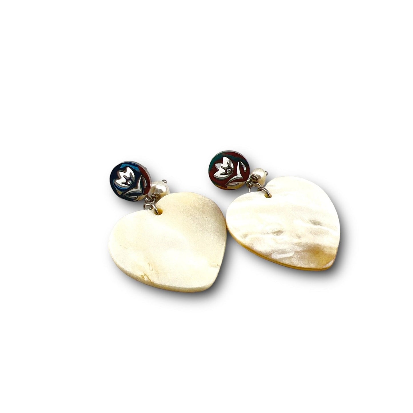 Heart Nacar Earrings