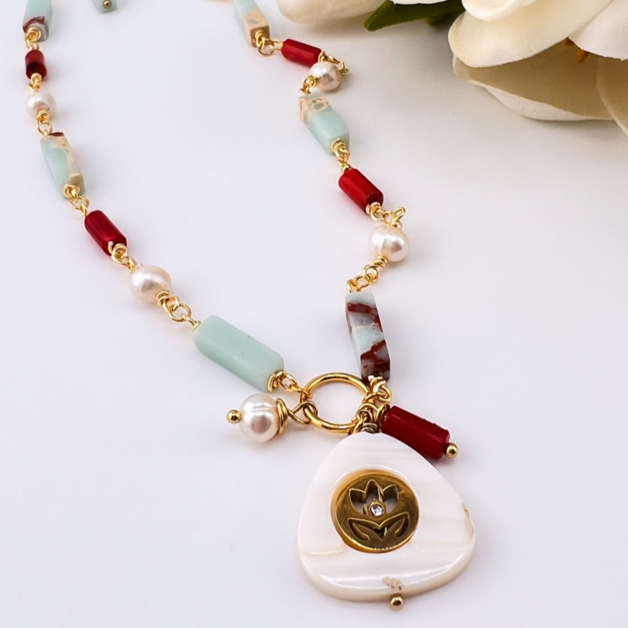 Multi Stone Necklace