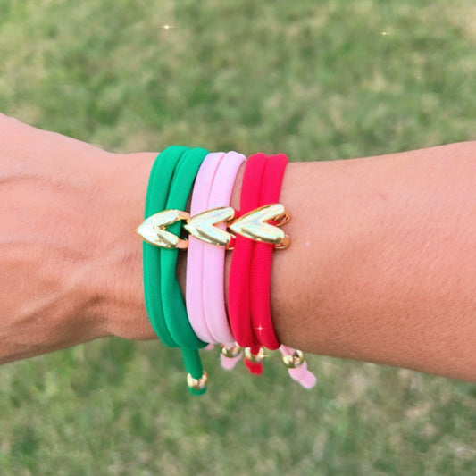Stretch Heart Bracelet