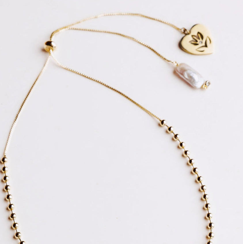 Ball Lariat Necklace