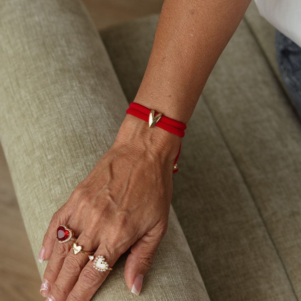 Stretch Heart Bracelet