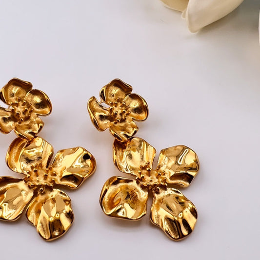 Flower Drop Earrings