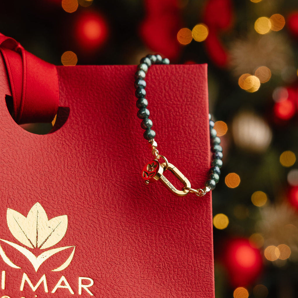 Green Pearls Bracelet