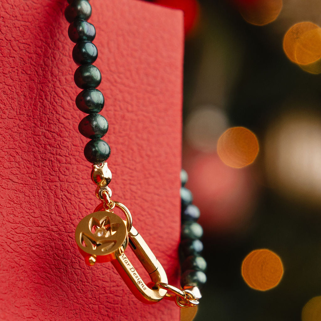 Green Pearls Necklace