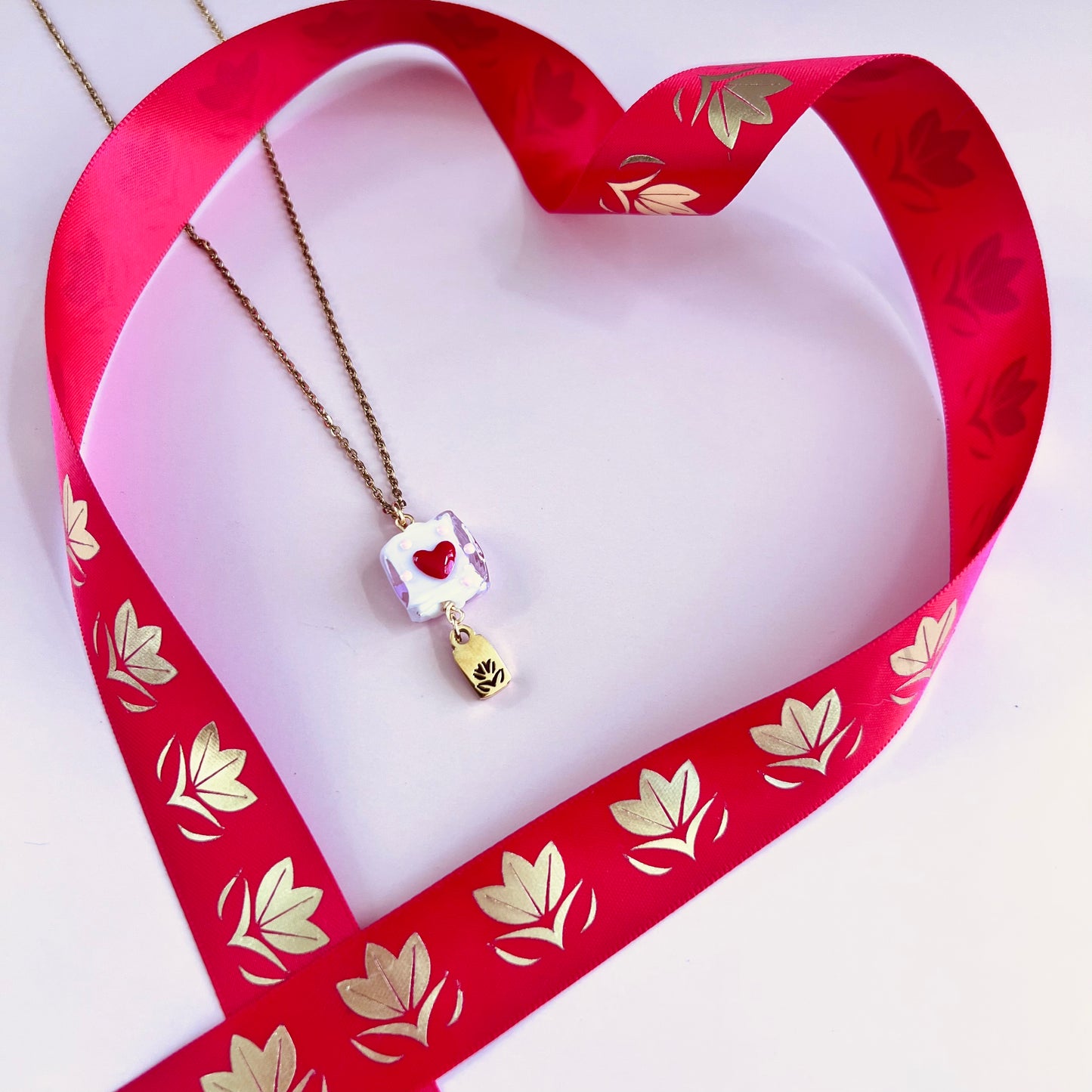 Square Heart Necklace