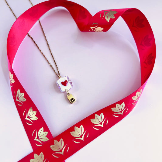 Square Heart Necklace