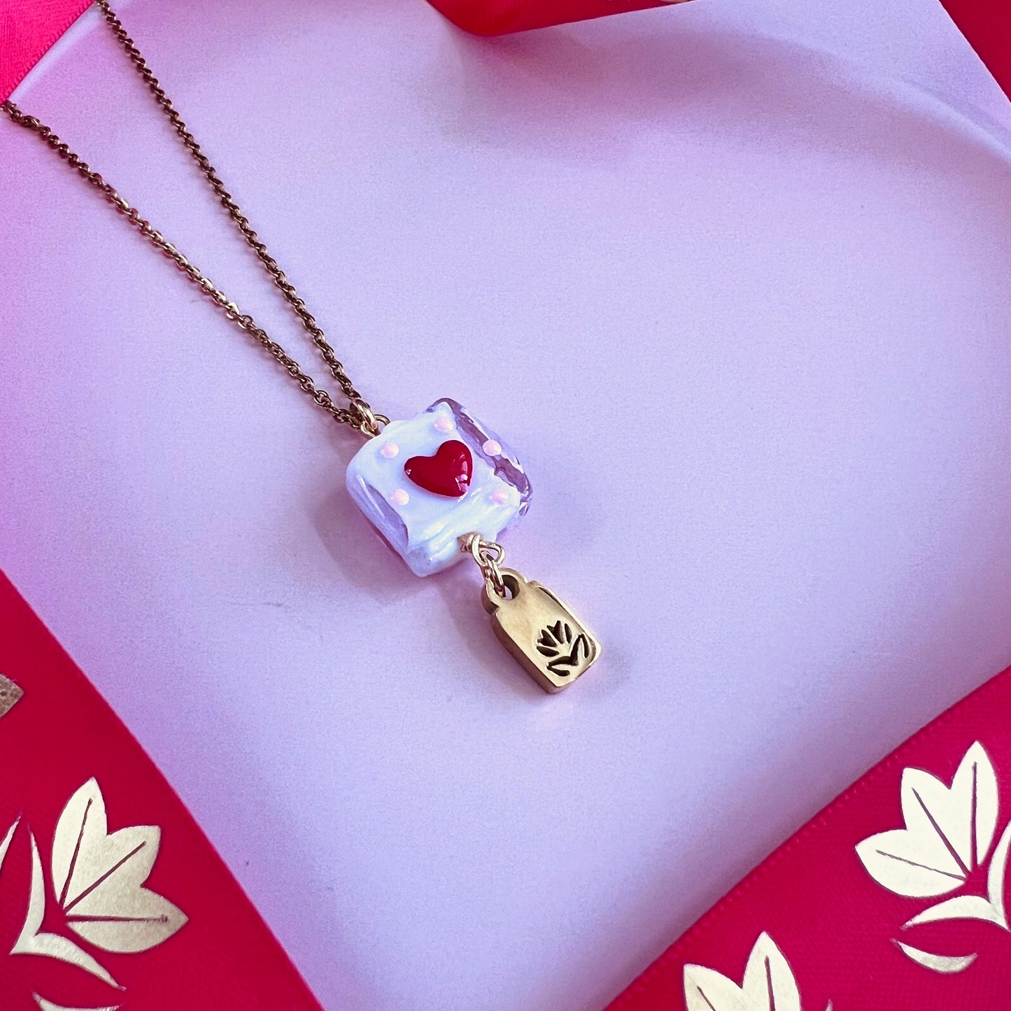 Square Heart Necklace