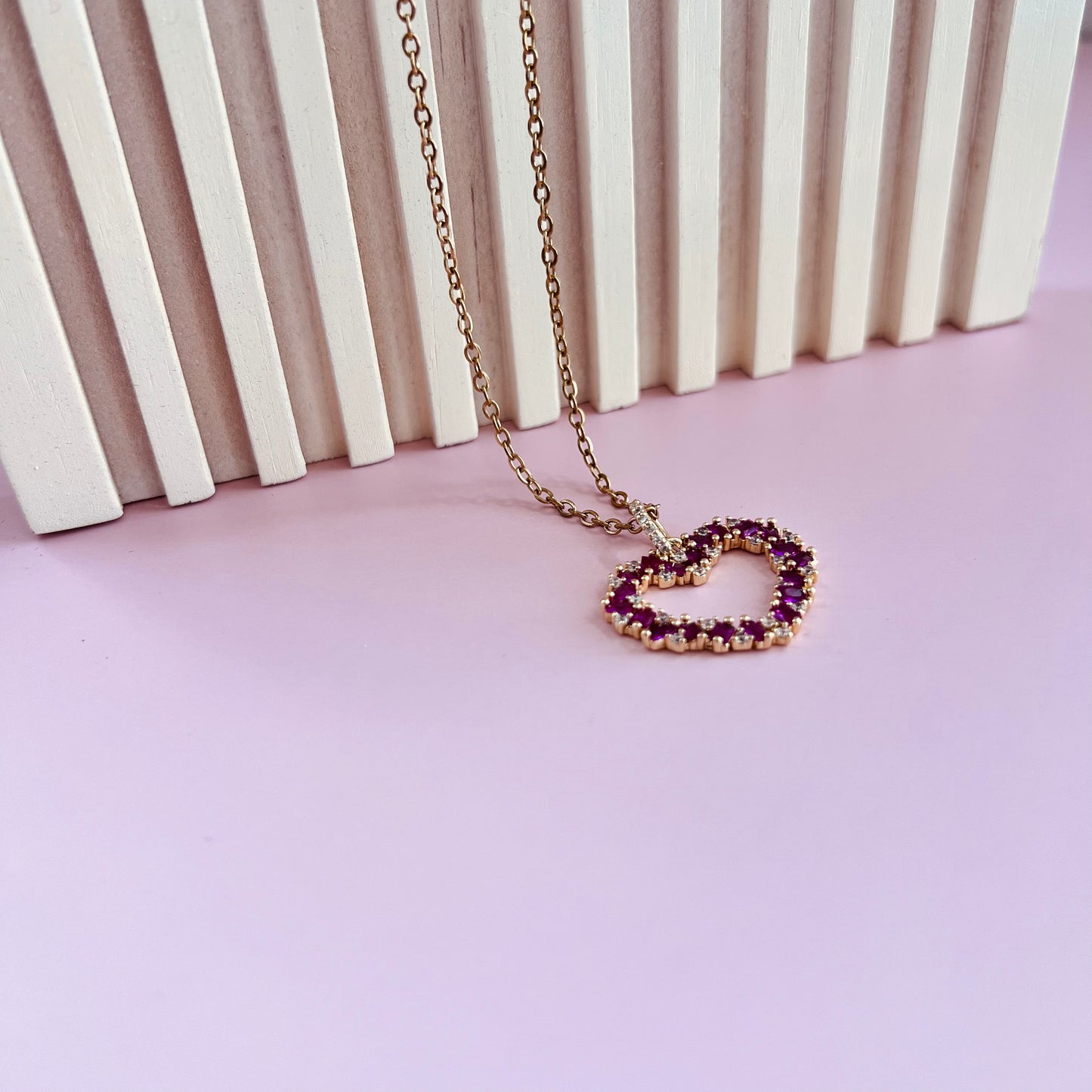 Rubi Heart Necklace