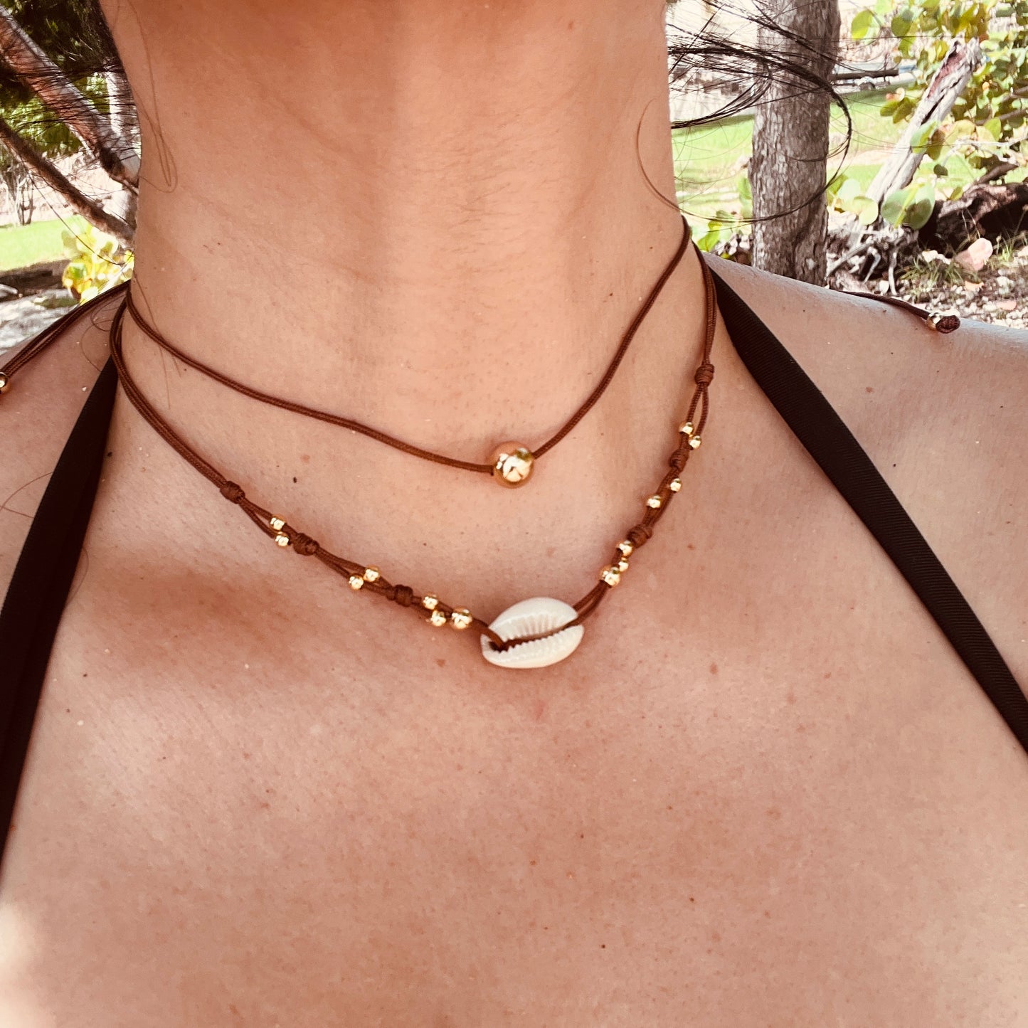 Cowrie Necklace Set