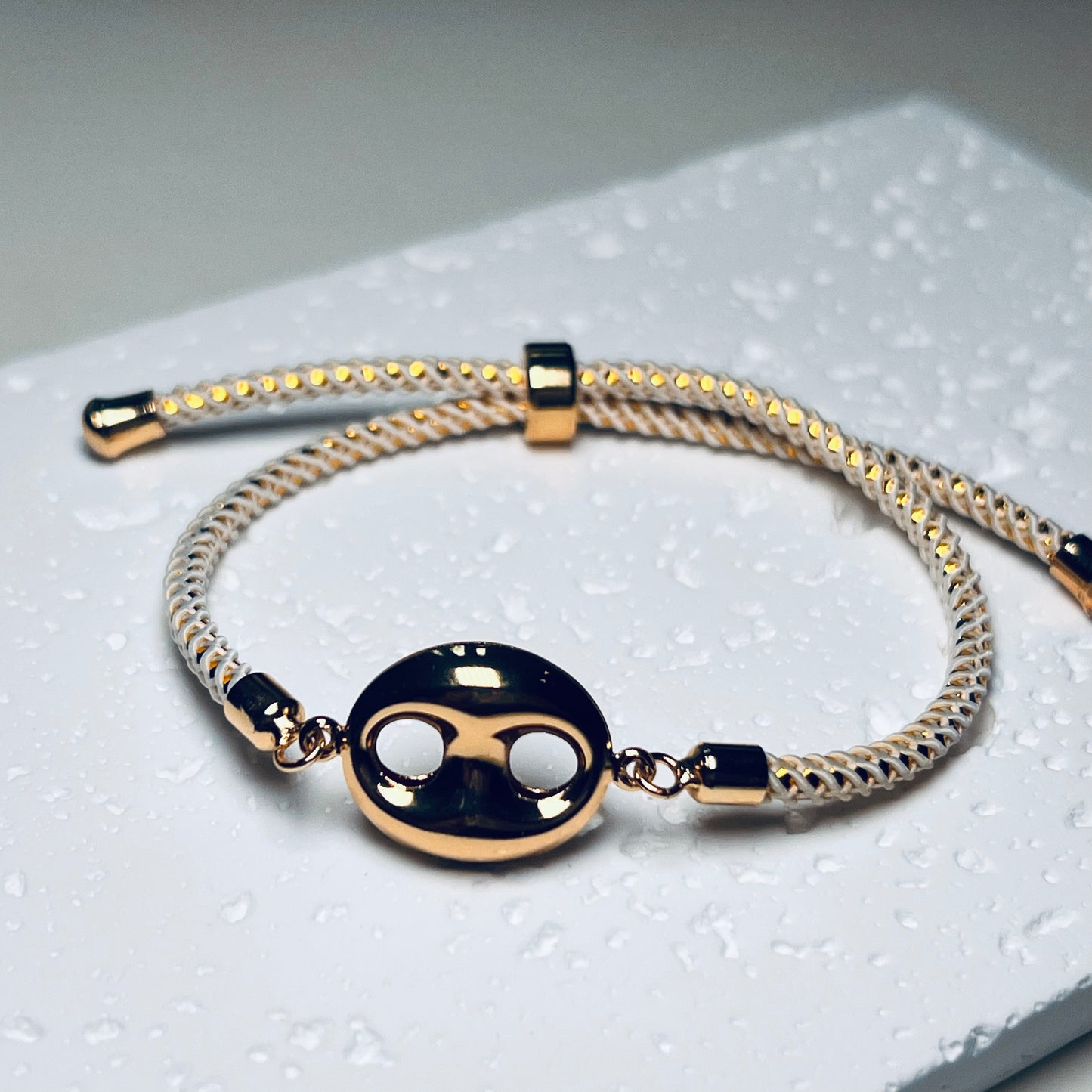 Coffee bean bracelet