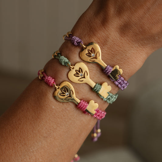 Heart Key Bracelet
