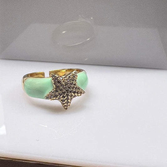 Star Enamel Rings