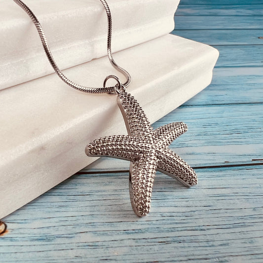 Silver Star Necklace