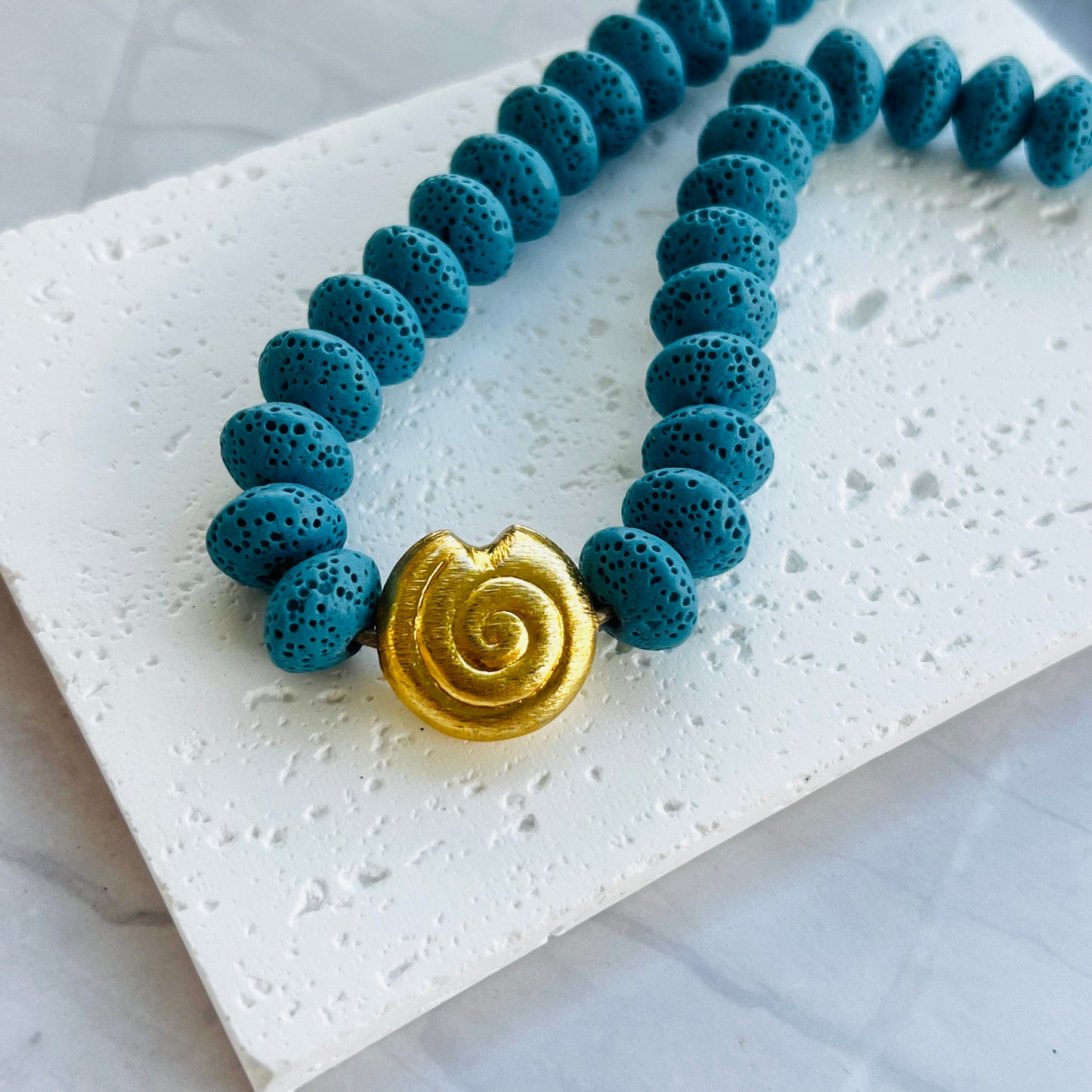 Seashell Volcanic Necklace