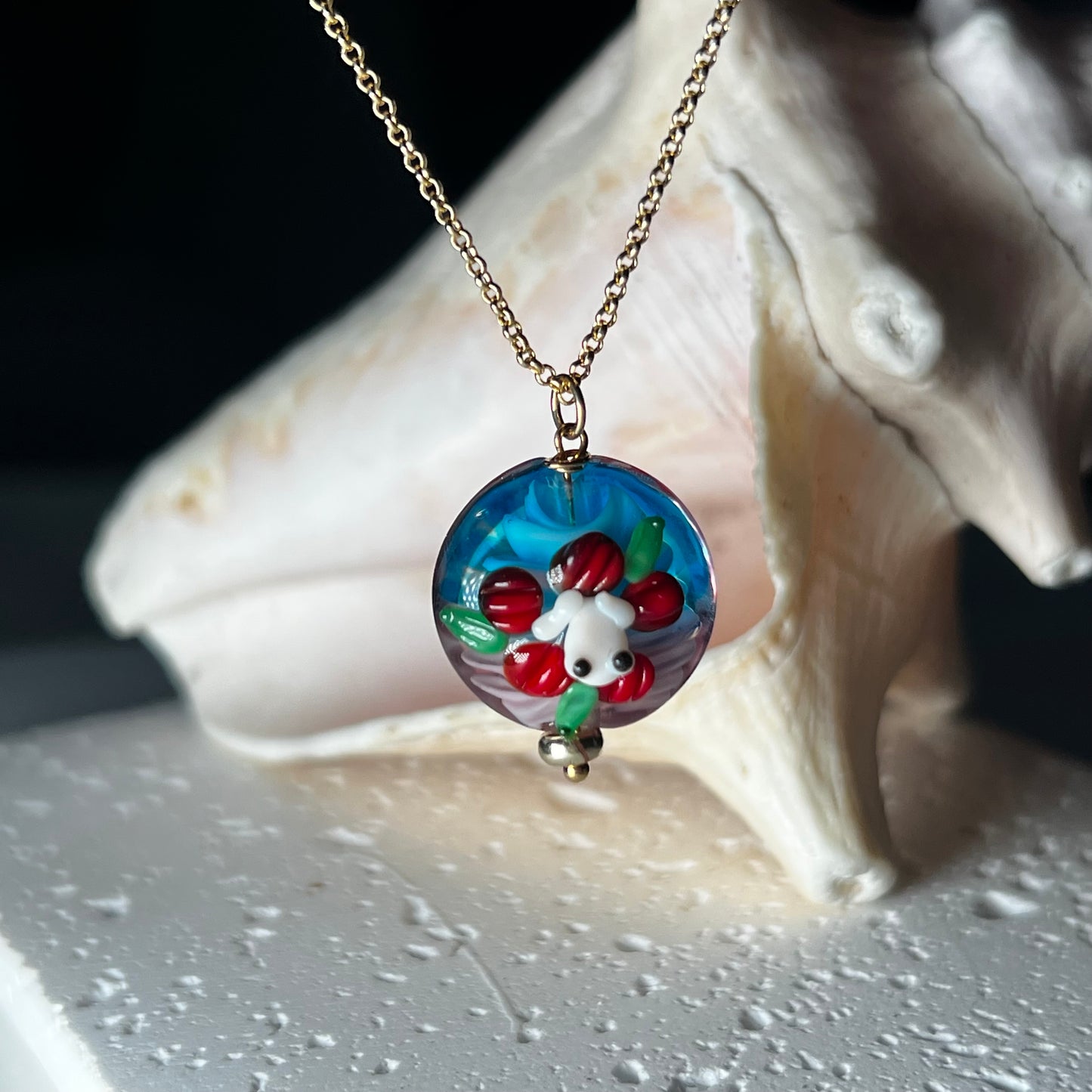 Lampwork necklace