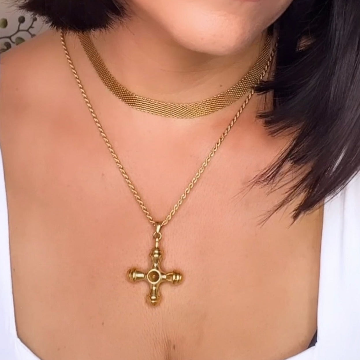 Cross Dangle Set