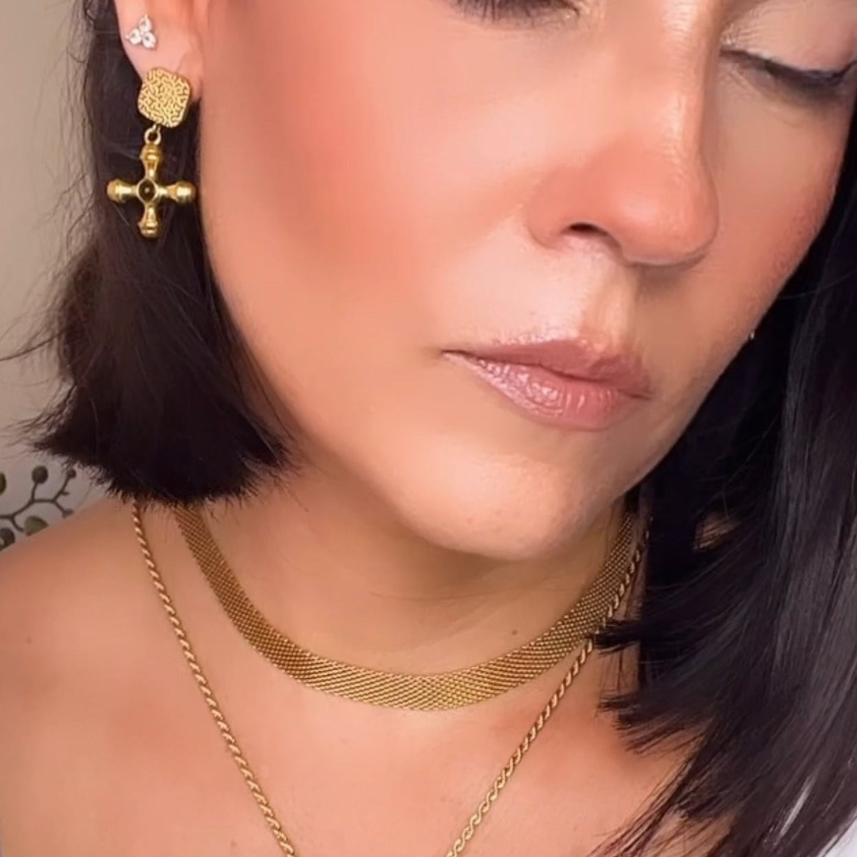 Cross Dangle Set