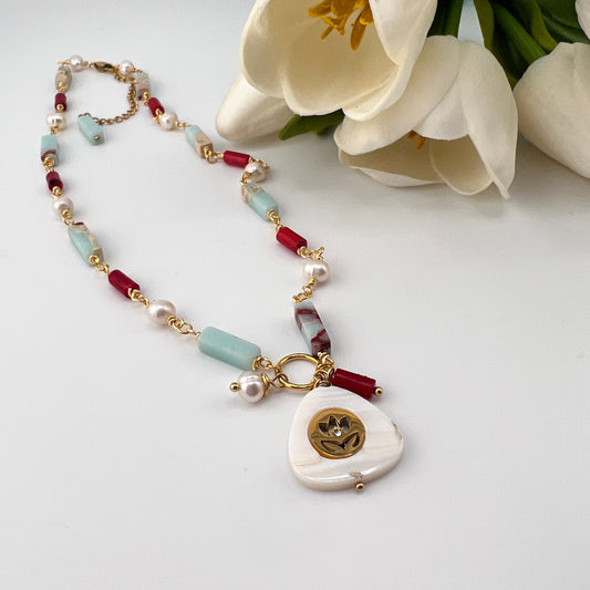 Multi Stone Necklace