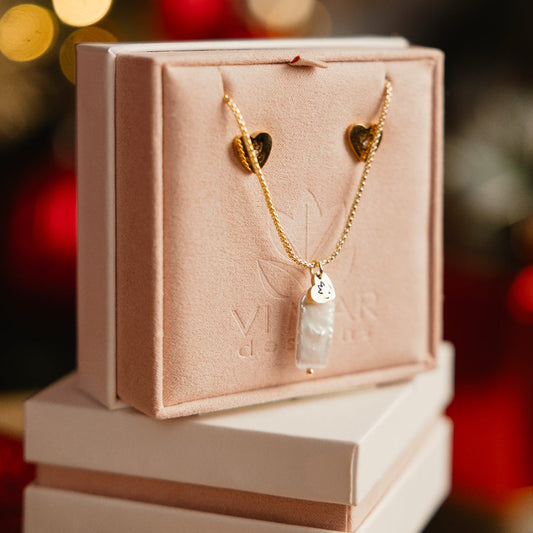 Solitary Barroqui Pearl Set