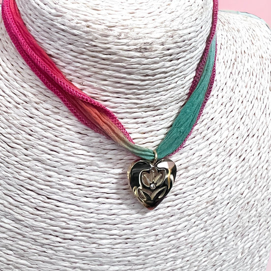 Silk Ribbon Heart