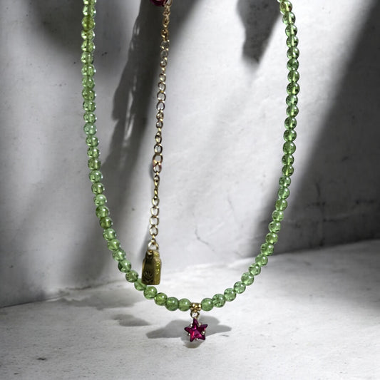 Peridot mini Necklace