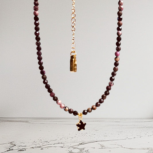 Rhodonite mini Necklace