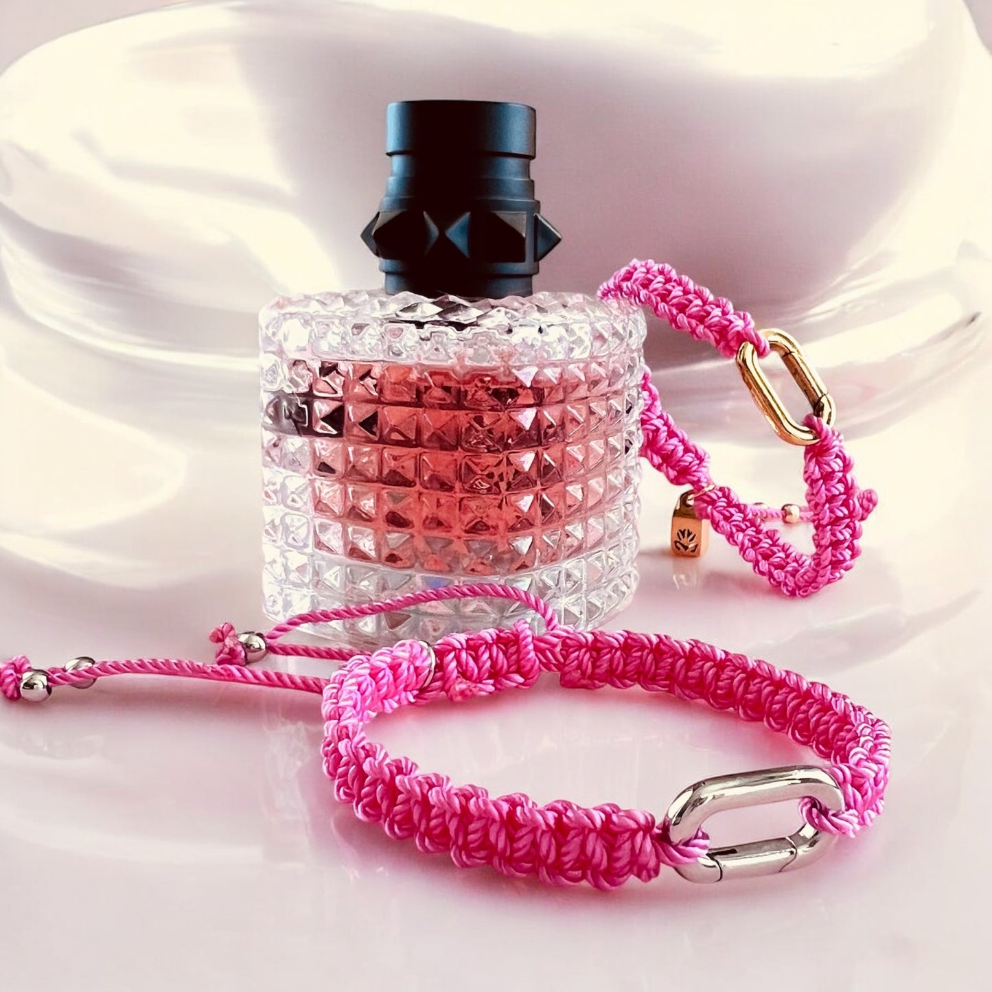 Charm connector bracelet