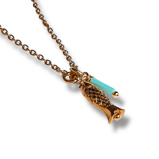 Tiny fish necklace