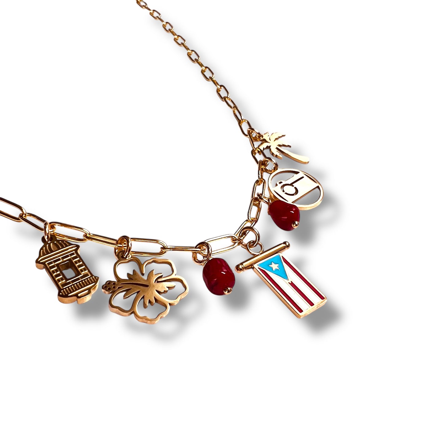 Mi Puerto Rico Charm Necklace