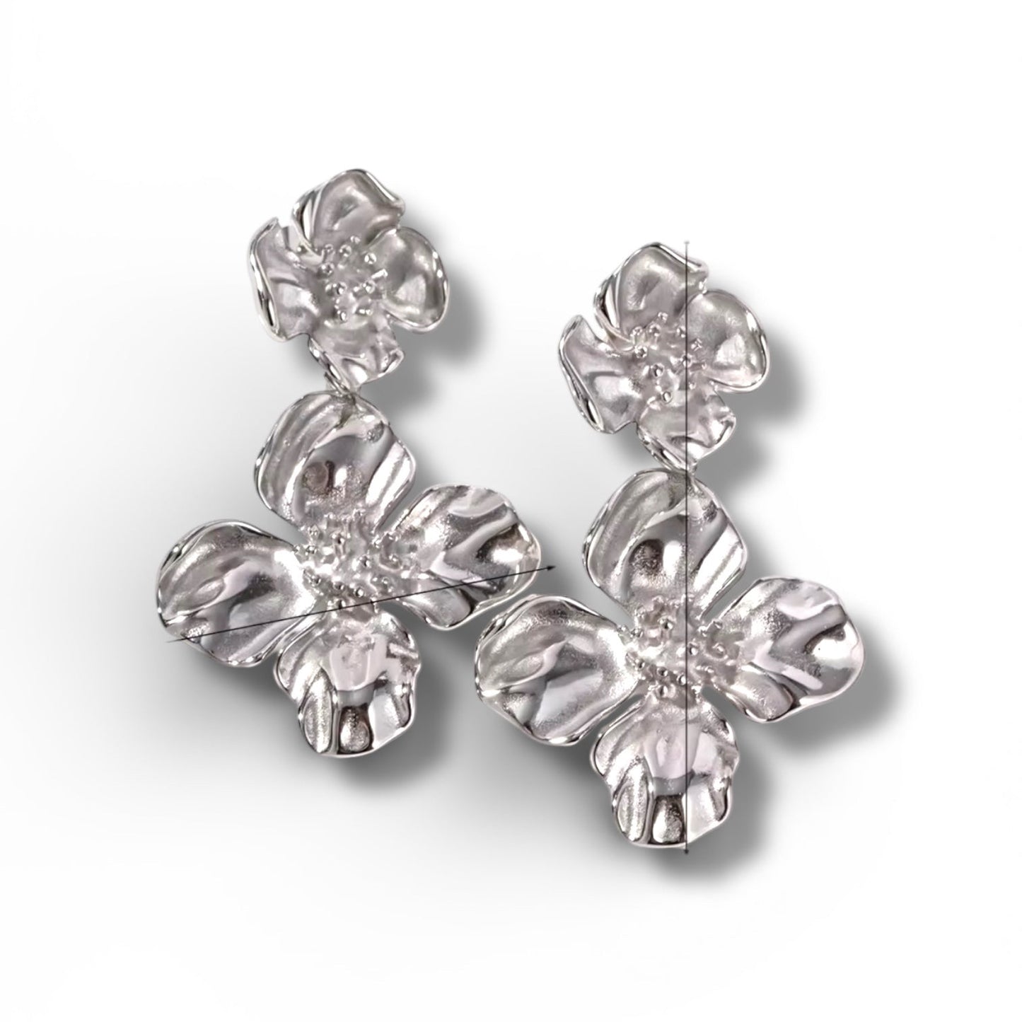 Flower Drop Earrings