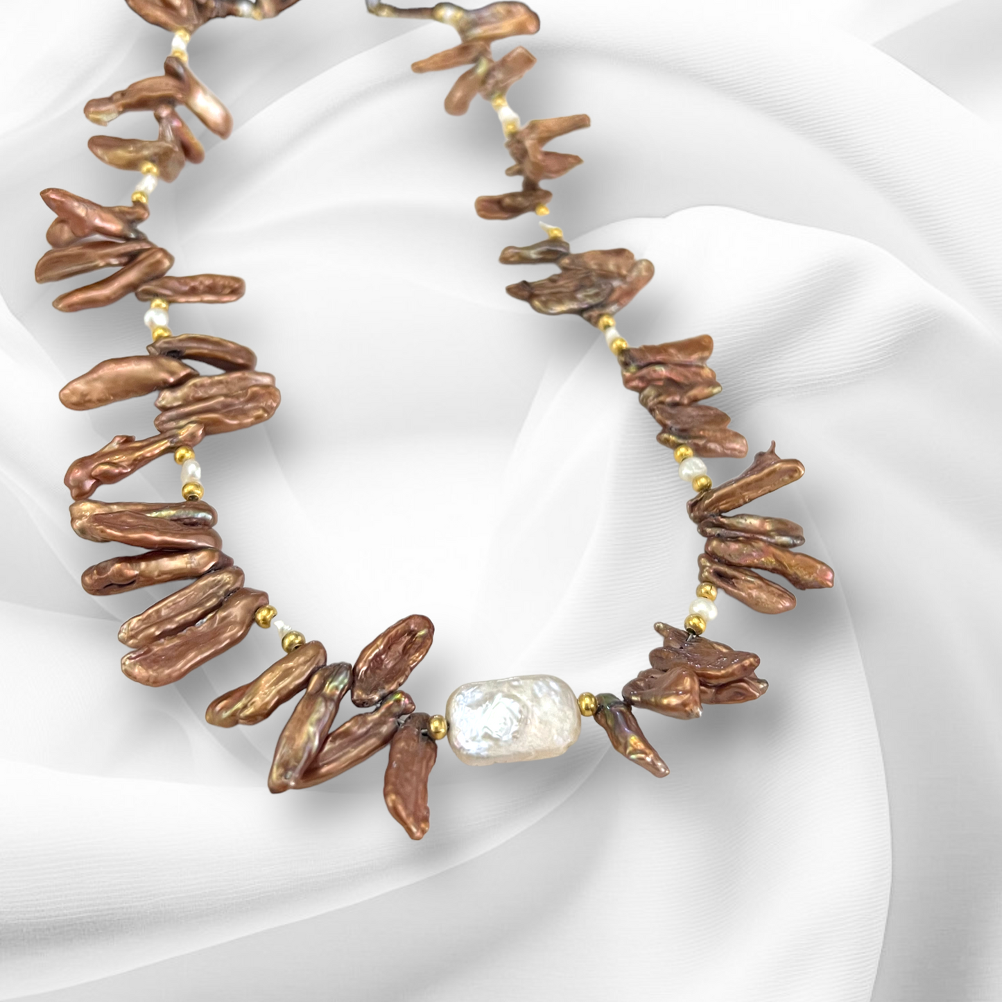 Brown Pearl Necklace
