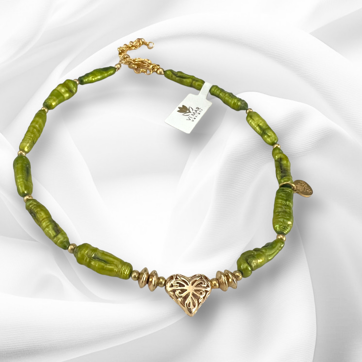Green Pearl Necklace