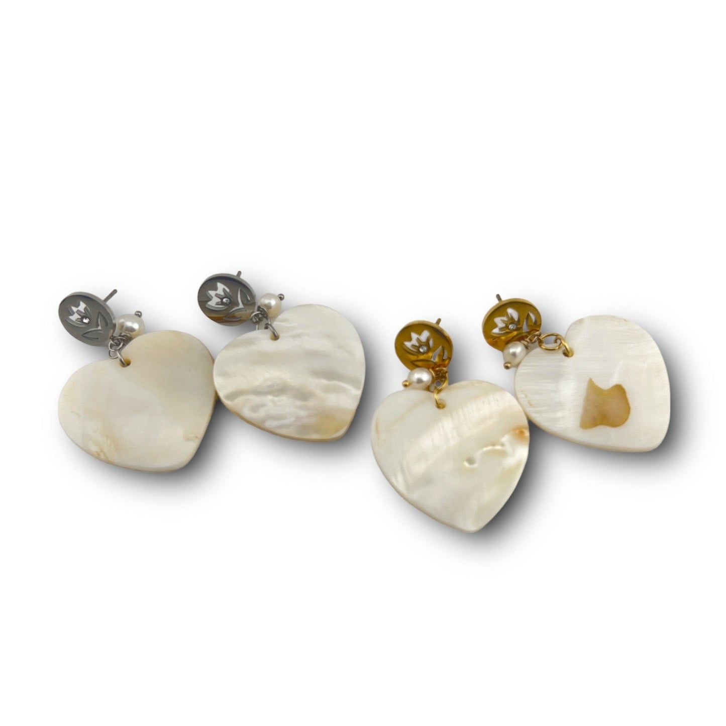 Heart Nacar Earrings
